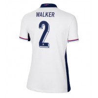 Anglicko Kyle Walker #2 Domáci Ženy futbalový dres ME 2024 Krátky Rukáv